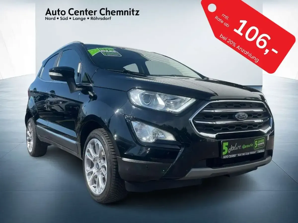 Gebraucht Ford Ecosport Titanium X 140 PS (102 kW) 2019 Iridiumschwarz metallic SUV