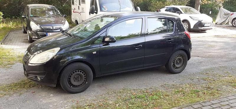 Saphirschwarz/black sapphire Gebraucht 2007 Opel Corsa Cosmo Kleinwagen | 1.990 € (Guter Preis) - Bild 1/4