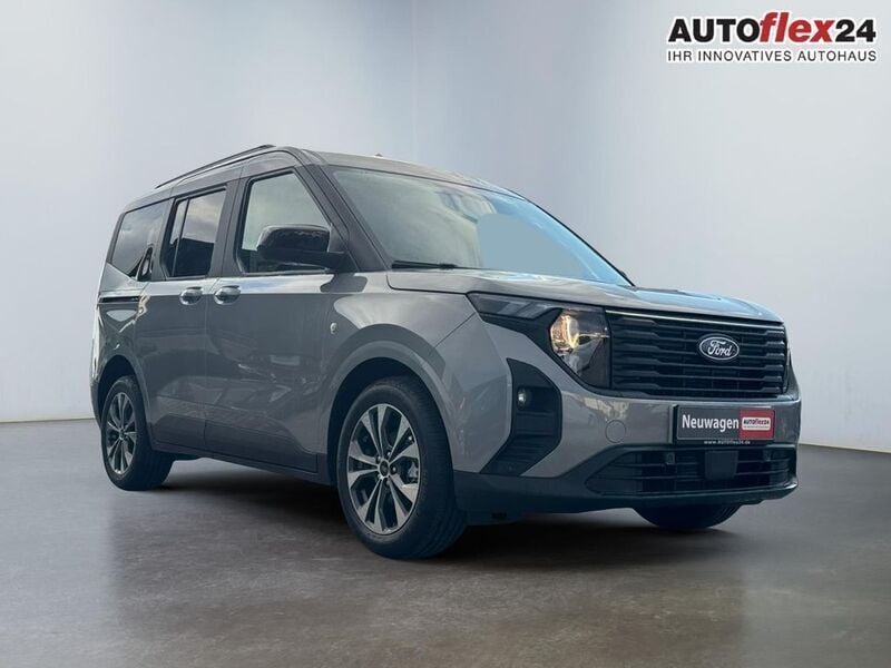 Solar silver metallic Neu 2025 Ford Tourneo Courier Titanium Van / Kleinbus | 26.912 € (Guter Preis) - Bild 1/4