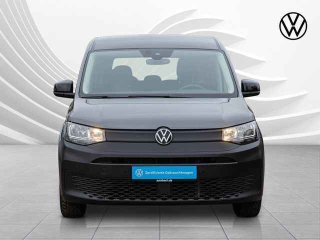 Gebraucht VW Caddy Maxi Basis 114 PS (83 kW) 2022 Grau (indiumgrau metallic) Van / Kleinbus