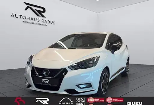 Gebraucht Nissan Micra Acenta 92 PS (67 kW) 2021 Weiß Kleinwagen