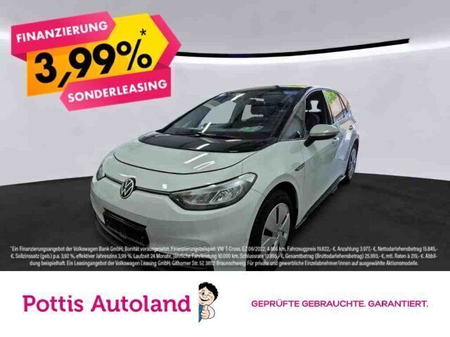 Weiß Gebraucht 2022 VW ID.3 Pure Kleinwagen | 20.977 € (Superpreis) - Bild 1/3