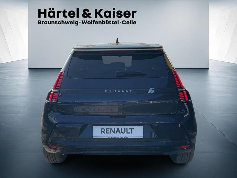Neu Renault 5 E-Tech Iconic 110 kW (150 PS) 2025 Nachtblau, dach black pearlschwarz (blau) Limousine