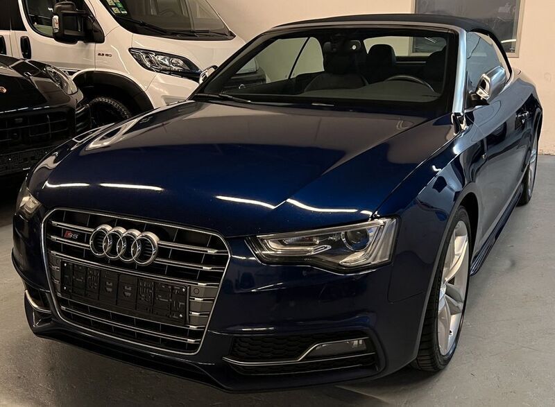 Blau Gebraucht 2013 Audi S5 Cabriolet Ambiente Cabrio | 15.499 € (Teuer) - Bild 1/4