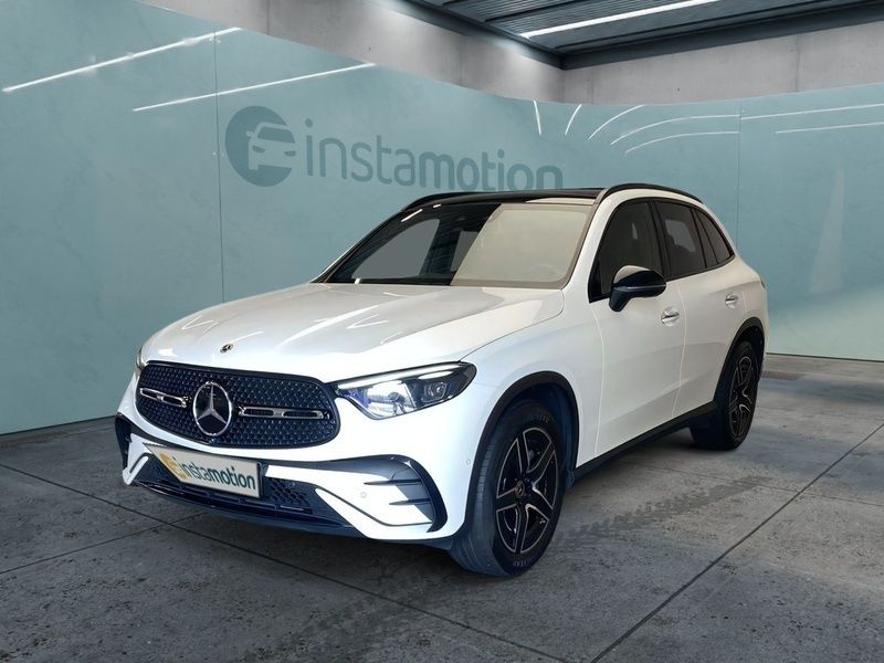 Weiß Gebraucht 2023 Mercedes GLC220 Advanced SUV | 49.855 € - Bild 1/3