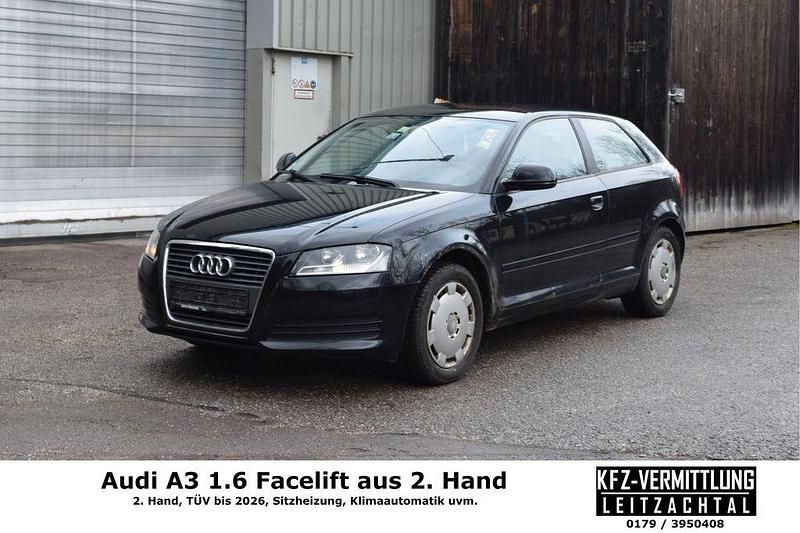 Schwarz Gebraucht 2009 Audi A3 Attraction Limousine | 1.890 € (Superpreis) - Bild 1/4
