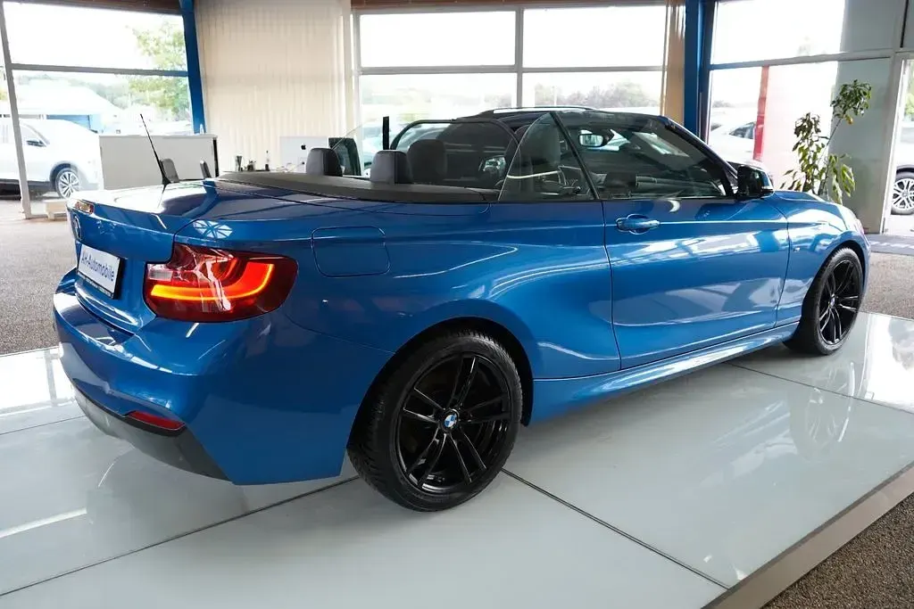 Gebraucht BMW 220 Sport Line 190 PS (139 kW) 2015 Blau Cabrio