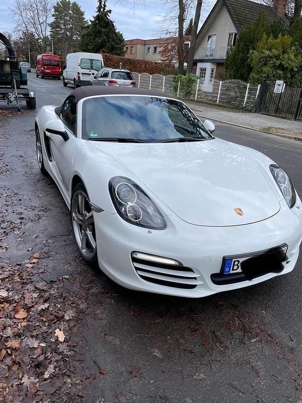 Weiß Gebraucht 2014 Porsche Boxster Cabrio | 39.500 € (Fairer Preis) - Bild 1/4