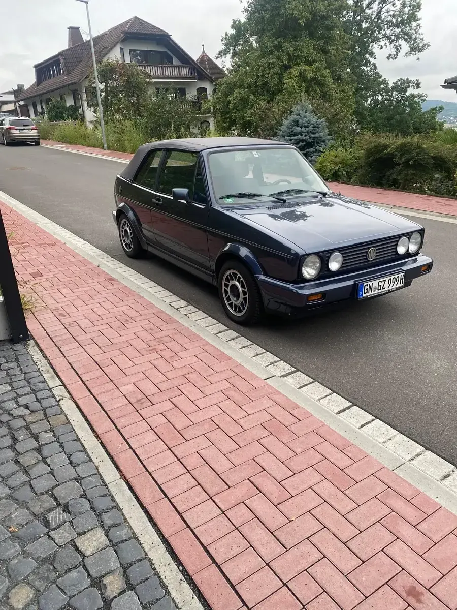 Gebraucht VW Golf Cabriolet 95 PS (69 kW) 1989 Blau Cabrio
