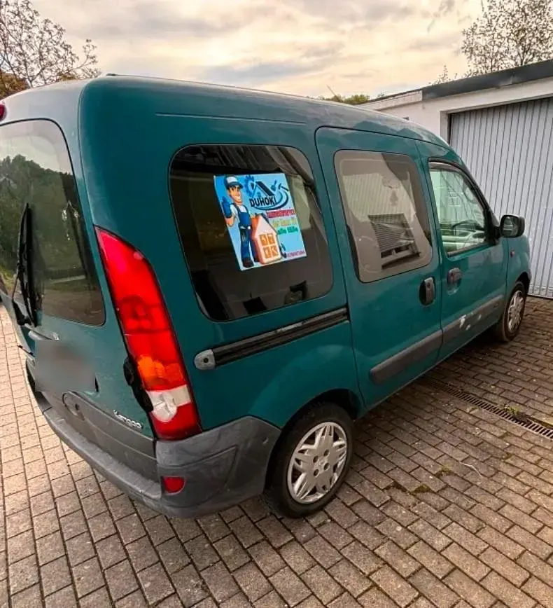 Gebraucht Renault Kangoo 70 PS (51 kW) 2003 Grün Van / Kleinbus