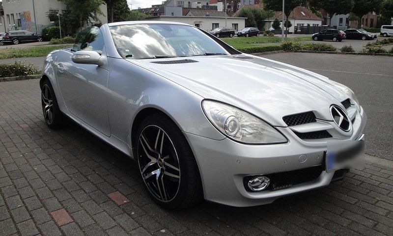 Gebraucht Mercedes SLK200 163 PS (119 kW) 2004 Silber Cabrio