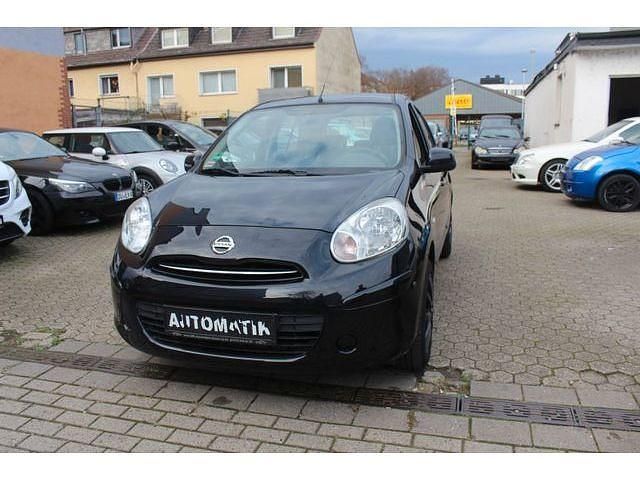 Schwarz Gebraucht 2012 Nissan Micra Acenta Kleinwagen | 7.850 € (Teuer) - Bild 1/4