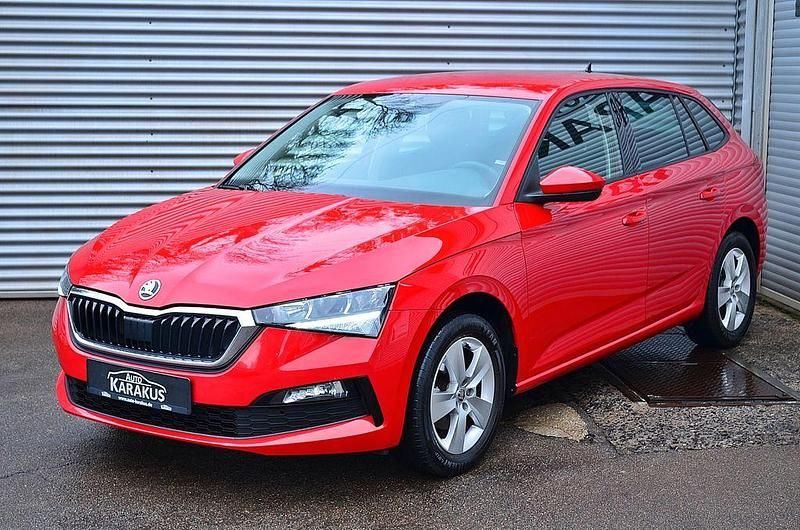 Gebraucht Skoda Scala Ambition 110 PS (80 kW) 2021 Rot Kleinwagen