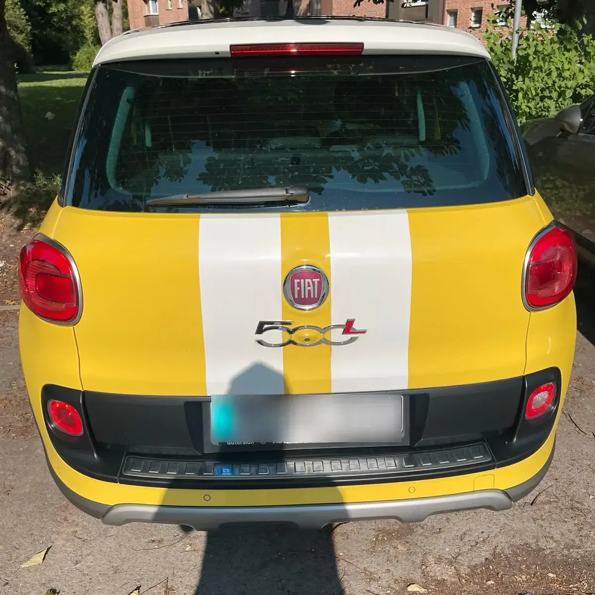 Gebraucht Fiat 500L 95 PS (69 kW) 2015 Gelb Van / Kleinbus