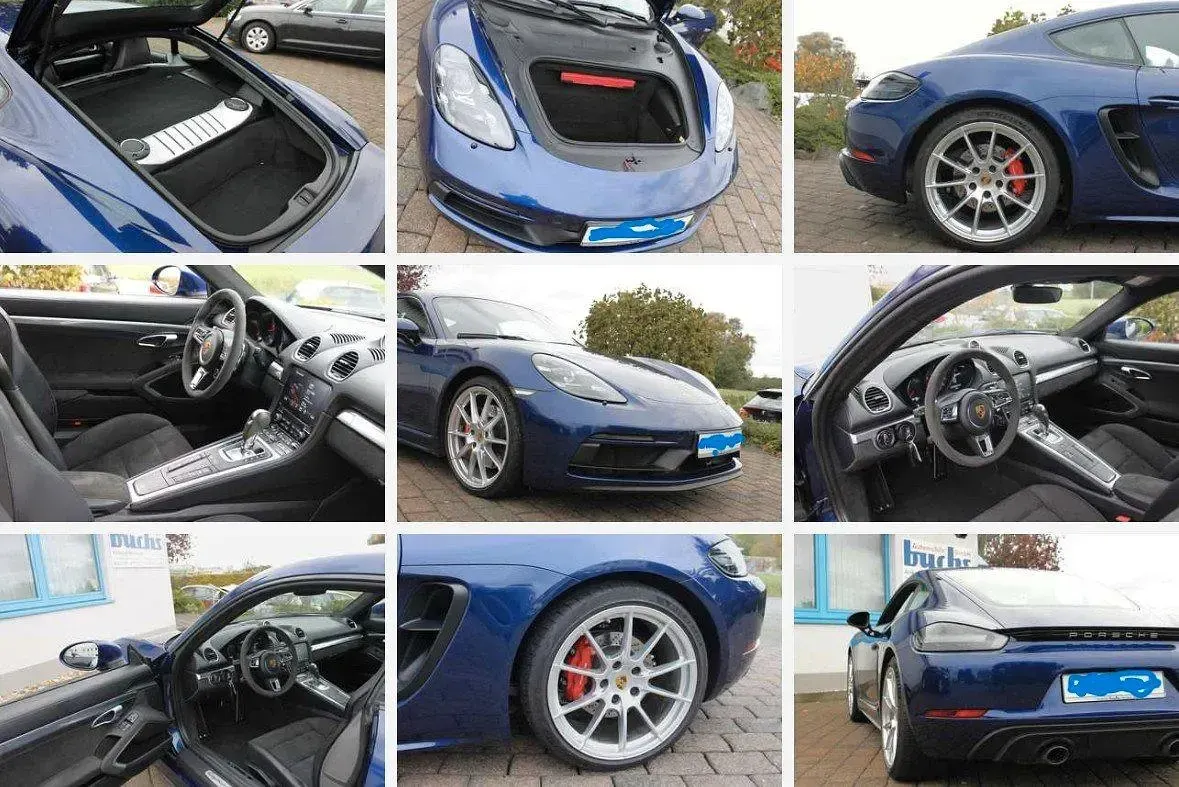 Gebraucht Porsche 718 Cayman GTS 400 PS (294 kW) 2021 Blau Coupé