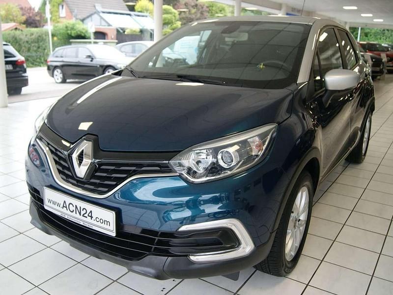 Blau rqq + grau Gebraucht 2018 Renault Captur LIMITED SUV | 12.200 € (Fairer Preis) - Bild 1/4
