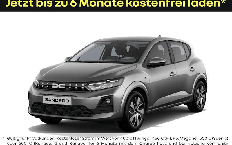 Neu Dacia Sandero Expression 101 PS (74 kW) 2026 Grau Limousine