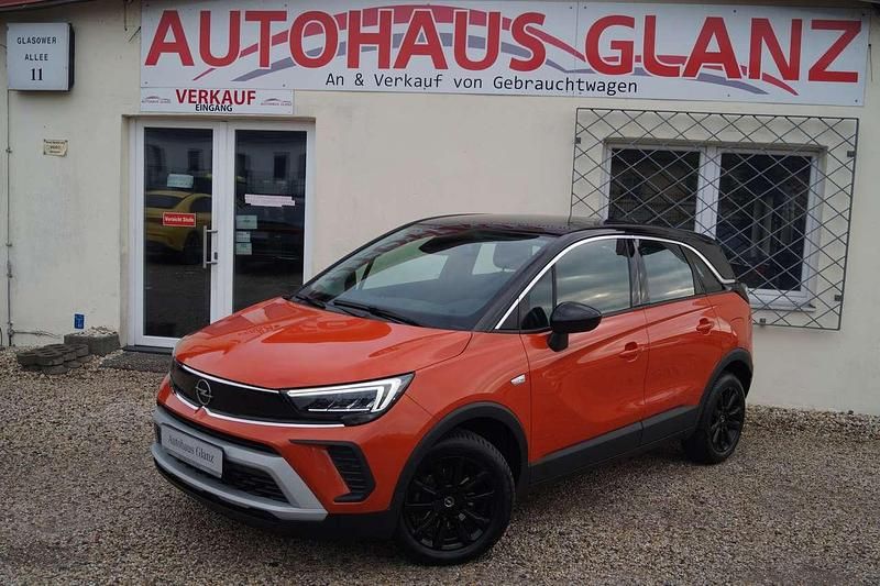 Power orange/dynamik orange Gebraucht 2021 Opel Crossland X Elegance SUV | 15.999 € (Guter Preis) - Bild 1/4