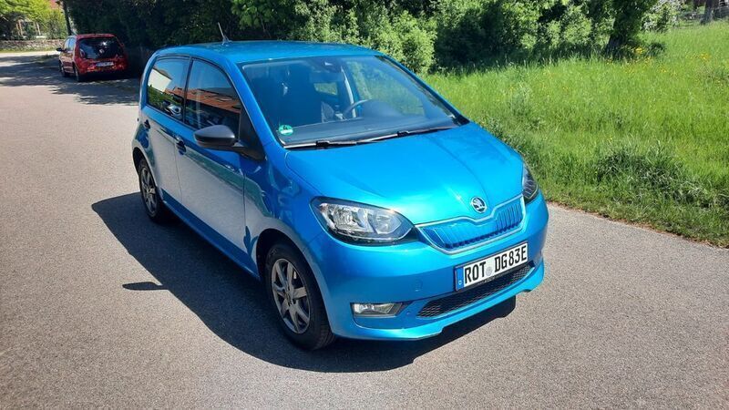 Blau Gebraucht 2019 Skoda Citigo-e IV Ambition Kleinwagen | 9.900 € (Guter Preis) - Bild 1/4