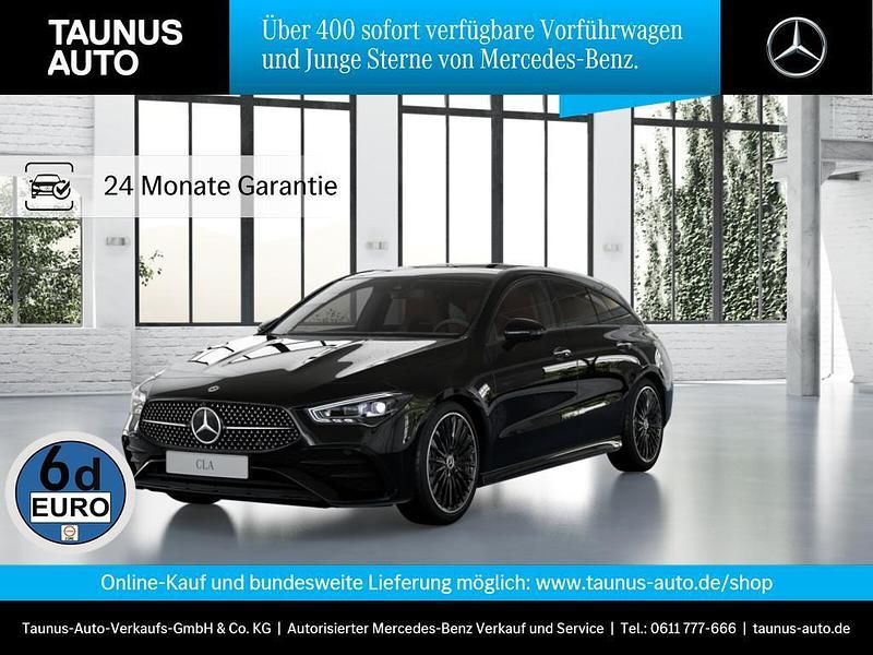 Kosmosschwarz Gebraucht 2024 Mercedes CLA200 AMG line | 39.690 € (Fairer Preis) - Bild 1/3