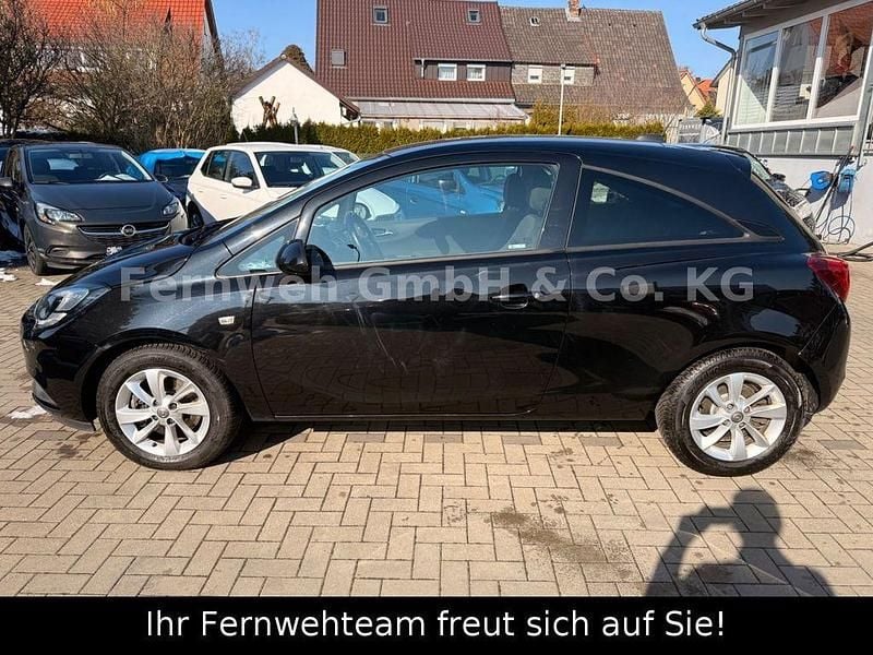 Gebraucht Opel Corsa 101 PS (74 kW) 2018 Schwarz Kleinwagen