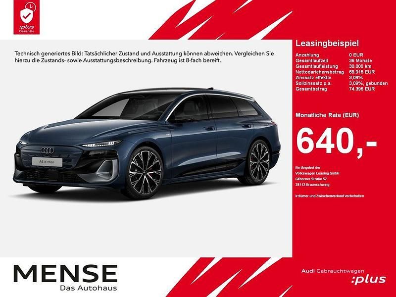 Plasmablau Gebraucht 2025 Audi A6 e-tron Ambiente Kombi | 68.915 € (Guter Preis) - Bild 1/4