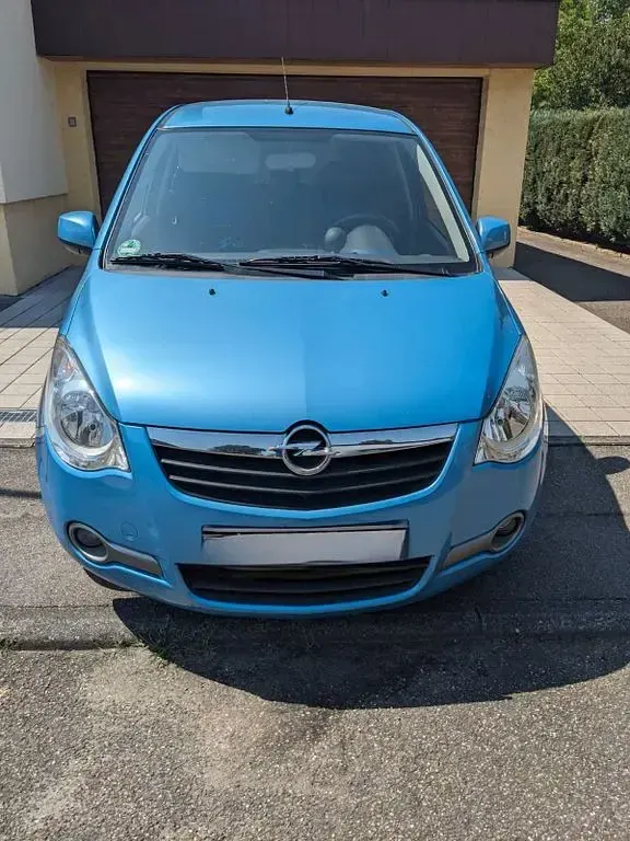 Gebraucht Opel Agila Edition 86 PS (63 kW) 2009 Blau Kleinwagen