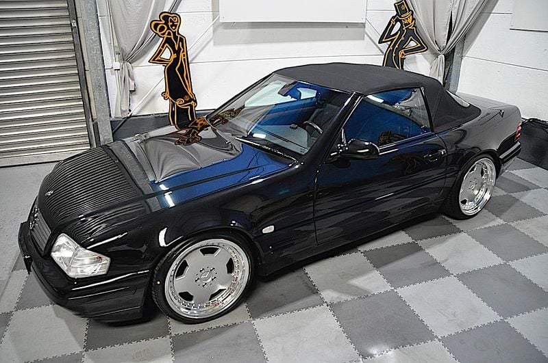 Gebraucht Mercedes SL320 224 PS (164 kW) 2000 Schwarz Cabrio