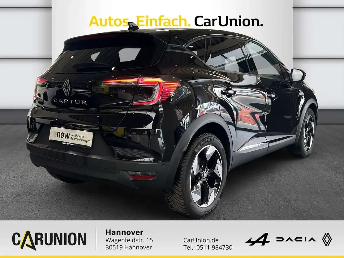 Gebraucht Renault Captur Techno 101 PS (74 kW) 2025 Black pearlschwarz SUV