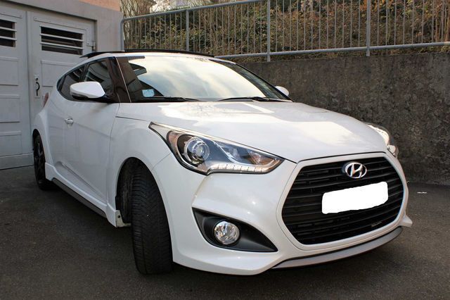 Gebraucht Hyundai Veloster Turbo 186 PS (136 kW) 2014 Weiß metallic Kleinwagen
