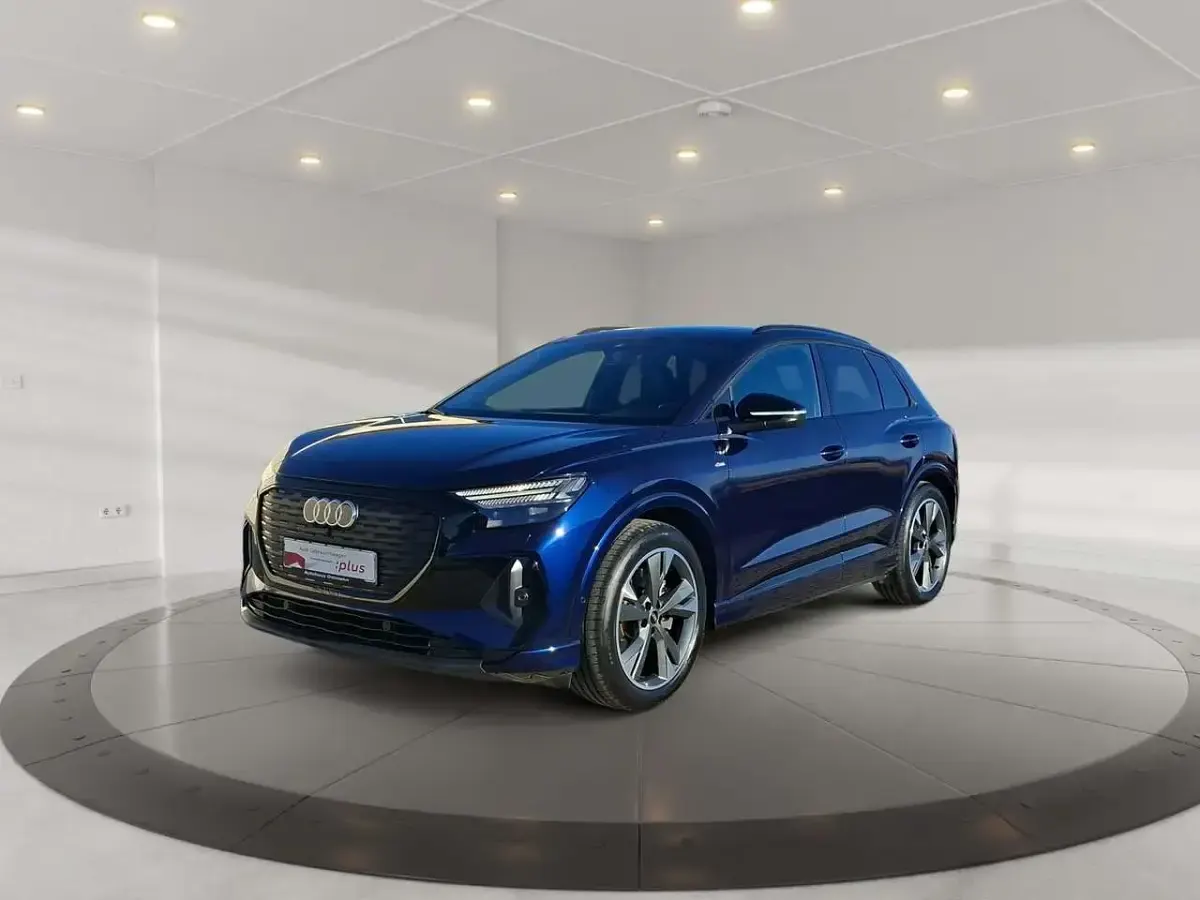 Gebraucht Audi Q4 e-tron S-Line 150 kW (204 PS) 2022 Blau SUV