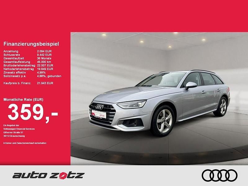 Gebraucht Audi A4 Advanced 204 PS (150 kW) 2022 Silber Kombi