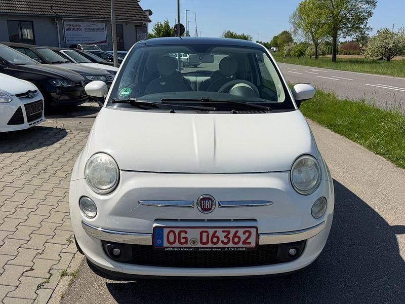 Gebraucht Fiat 500 Lounge 101 PS (74 kW) 2010 Weiß Kleinwagen