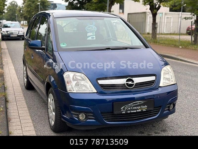 Blau Gebraucht 2008 Opel Meriva Edition Van / Kleinbus | 3.999 € (Etwas zu teuer) - Bild 1/4