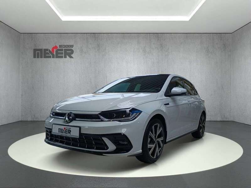 Pure white (weiß) Gebraucht 2023 VW Polo R-line Kleinwagen | 25.690 € (Teuer) - Bild 1/4