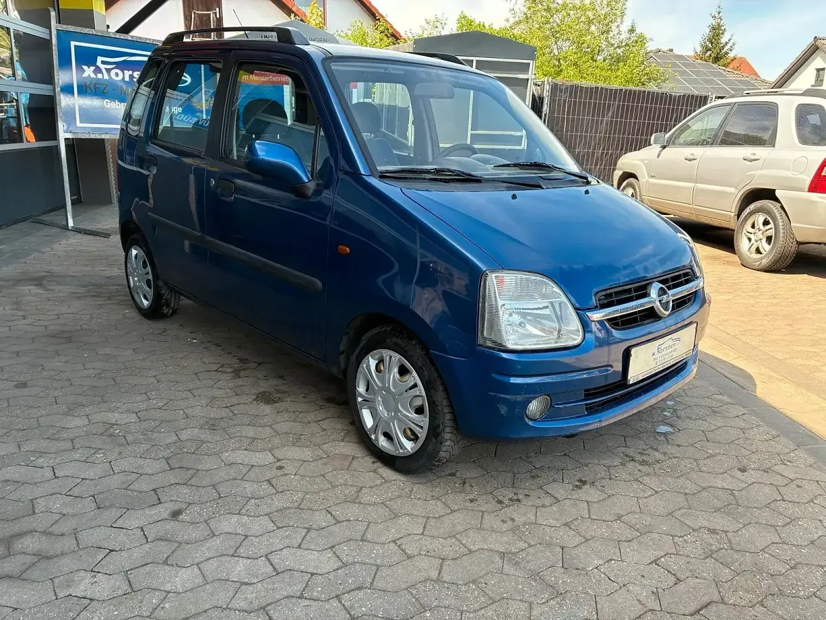 Gebraucht Opel Agila 75 PS (55 kW) 2003 Blau Van / Kleinbus