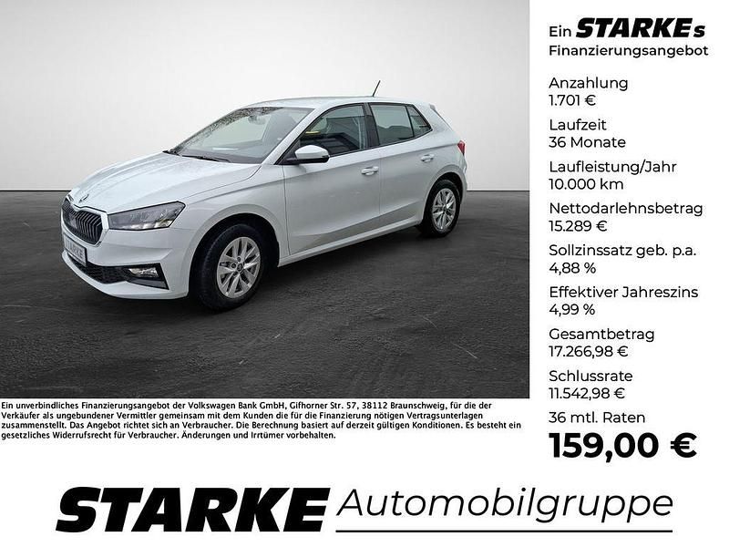 Gebraucht Skoda Fabia Selection 95 PS (69 kW) 2025 Weiß Kleinwagen