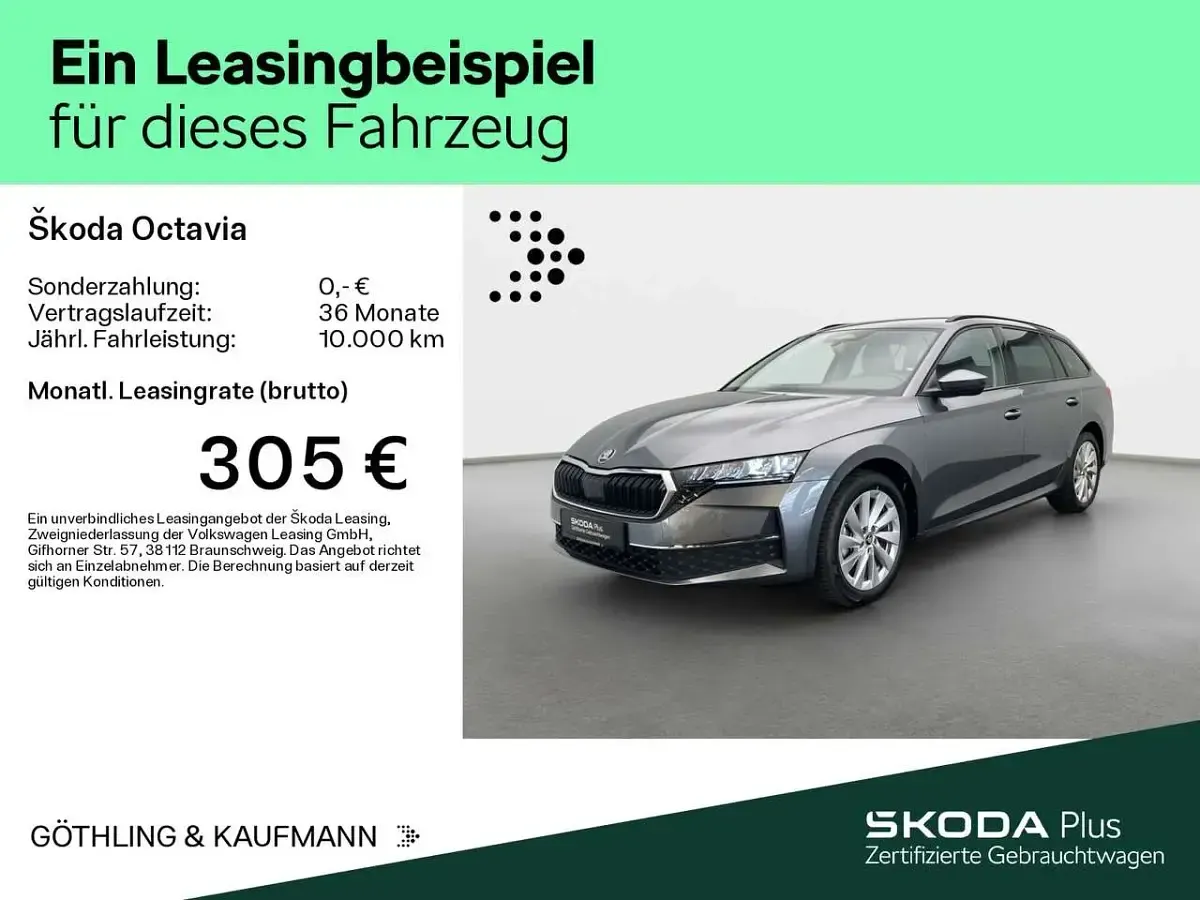 Gebraucht Skoda Octavia Selection 150 PS (110 kW) 2025 Graphitegrau metallic Kombi