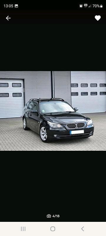 Schwarz Gebraucht 2007 BMW 525 Kombi | 6.100 € (Fairer Preis) - Bild 1/4