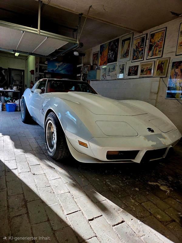 Gebraucht Corvette Stingray 180 PS (132 kW) 1976 Weiß Cabrio