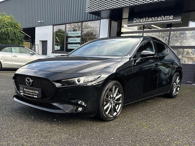 Schwarz Gebraucht 2021 Mazda 3 Limousine | 24.990 € - Bild 1/4