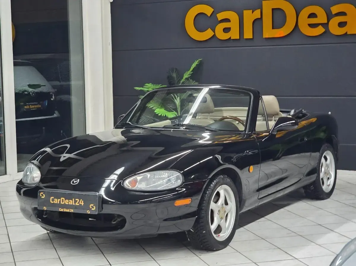 Gebraucht Mazda MX5 110 PS (80 kW) 2000 Schwarz Cabrio