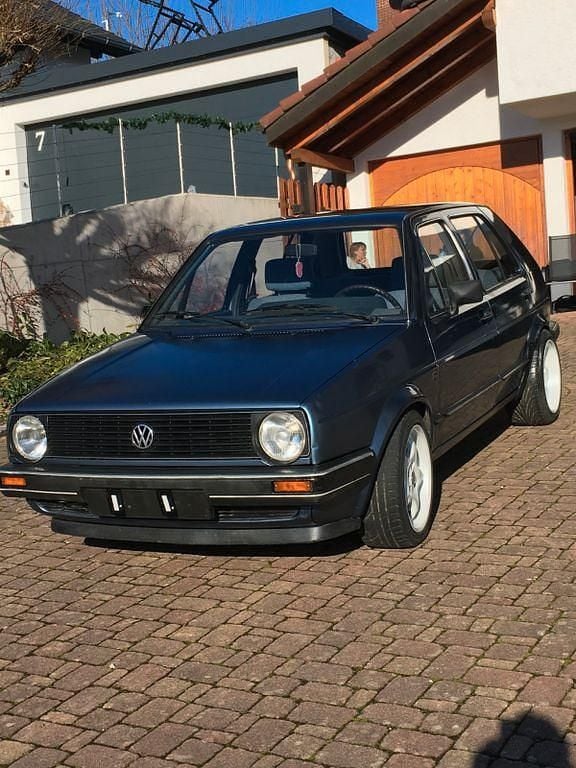 Blau Gebraucht 1985 VW Golf II Limousine | 4.999 € - Bild 1/4