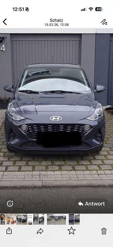 Gebraucht Hyundai i10 Edition 30 67 PS (49 kW) 2021 Grau Kleinwagen