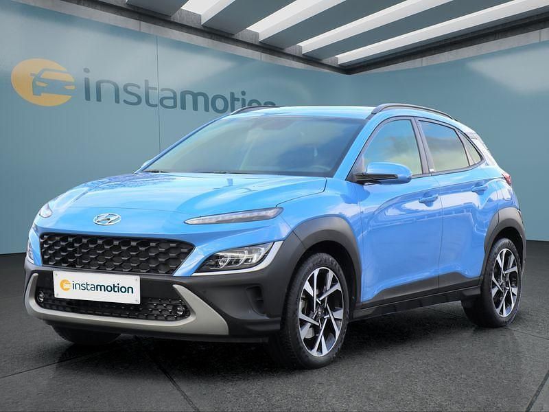 Blau Gebraucht 2021 Hyundai Kona SUV | 17.149 € (Guter Preis) - Bild 1/4
