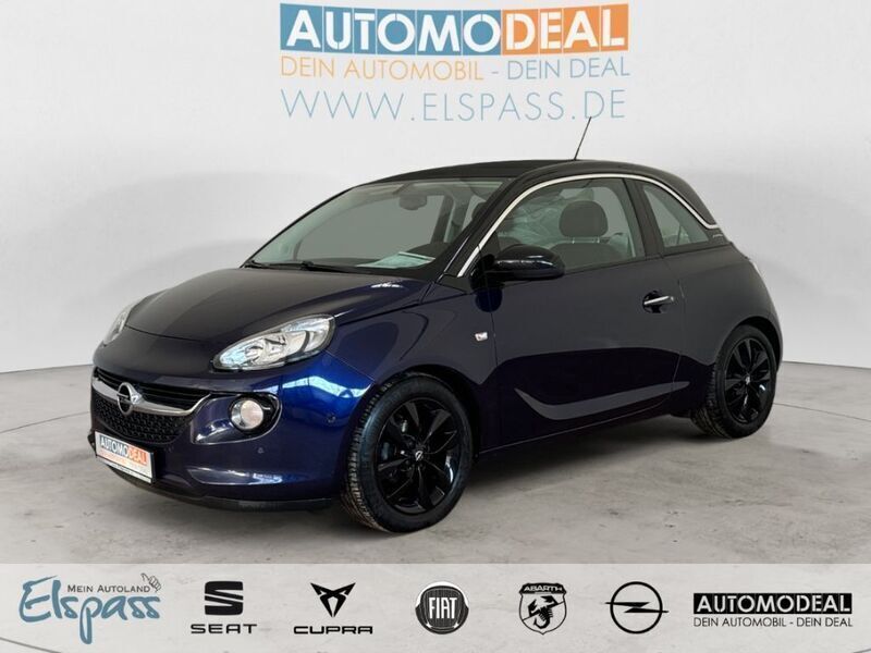 Perl) (blau Gebraucht 2018 Opel Adam Open Air Kleinwagen | 9.549 € (Fairer Preis) - Bild 1/4