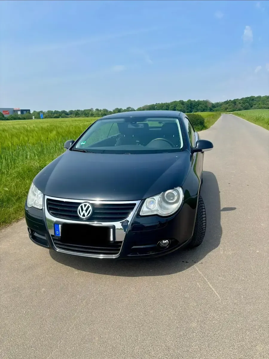 Usata VW Eos 115 CV (84 kW) 2006 Nero Cabrio