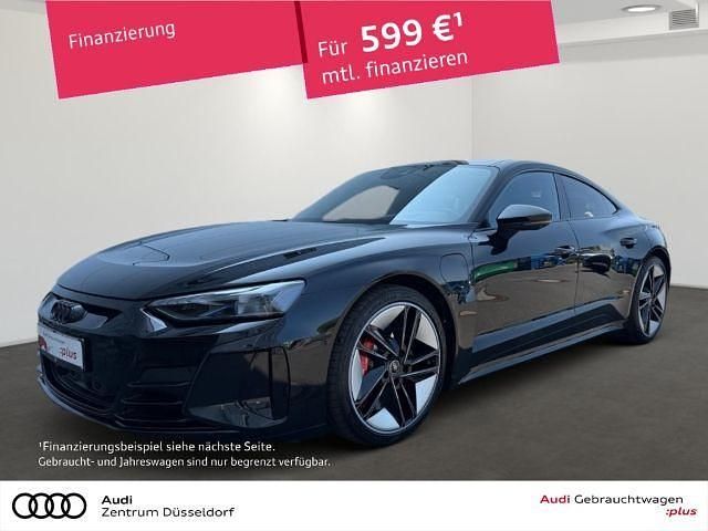 Mythosschwarz metallic Gebraucht 2022 Audi e-tron GT quattro Comfort Limousine | 58.480 € (Superpreis) - Bild 1/4