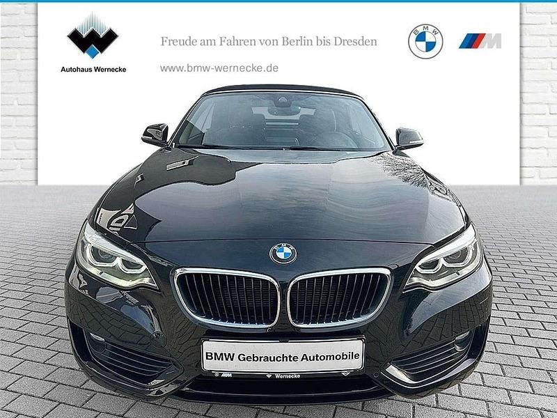 Gebraucht BMW 218 Advantage 136 PS (100 kW) 2015 Saphirschwarz Cabrio