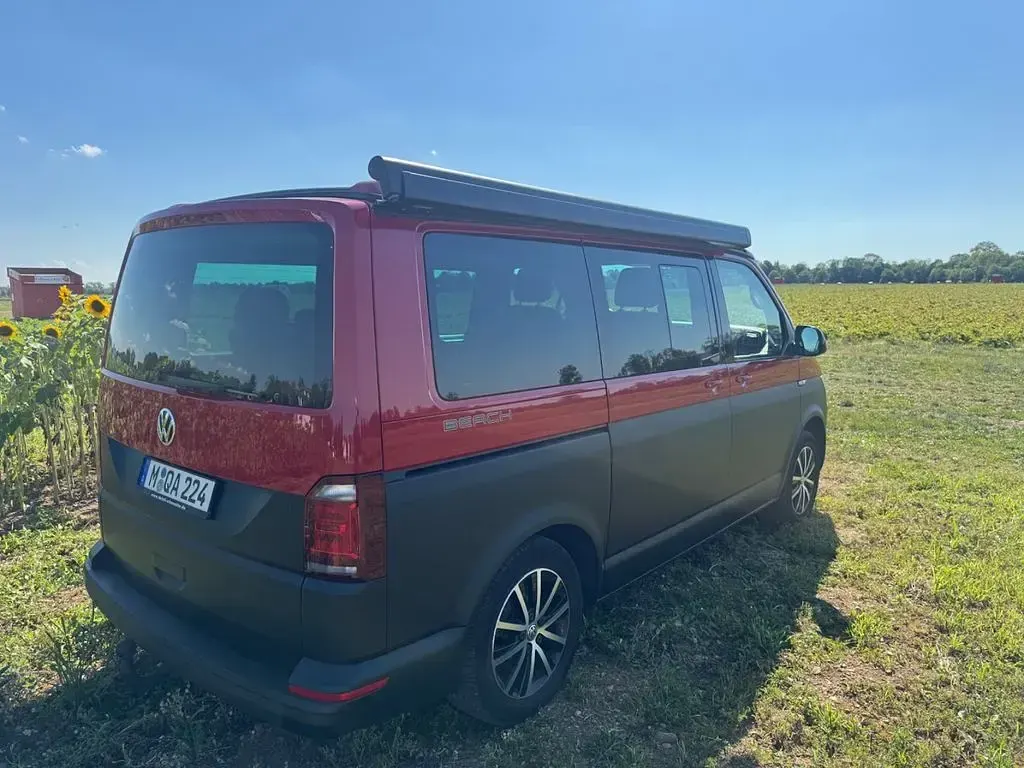 Gebraucht VW T6 Beach 204 PS (150 kW) 2019 Rot Van